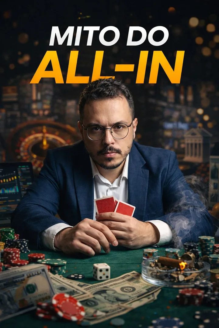 O mito do all-in: por que os melhores empresários não apostam tudo