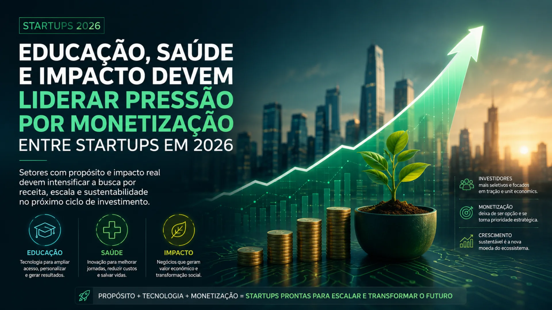 Startups em 2026: Sustentabilidade Financeira é Prioridade