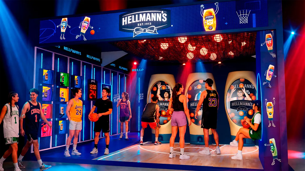 Hellmann’s inova com experiências imersivas na NBA House 2026