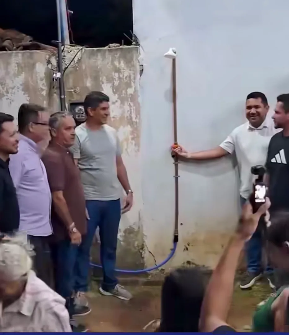 O país rico que inaugura um chuveiro