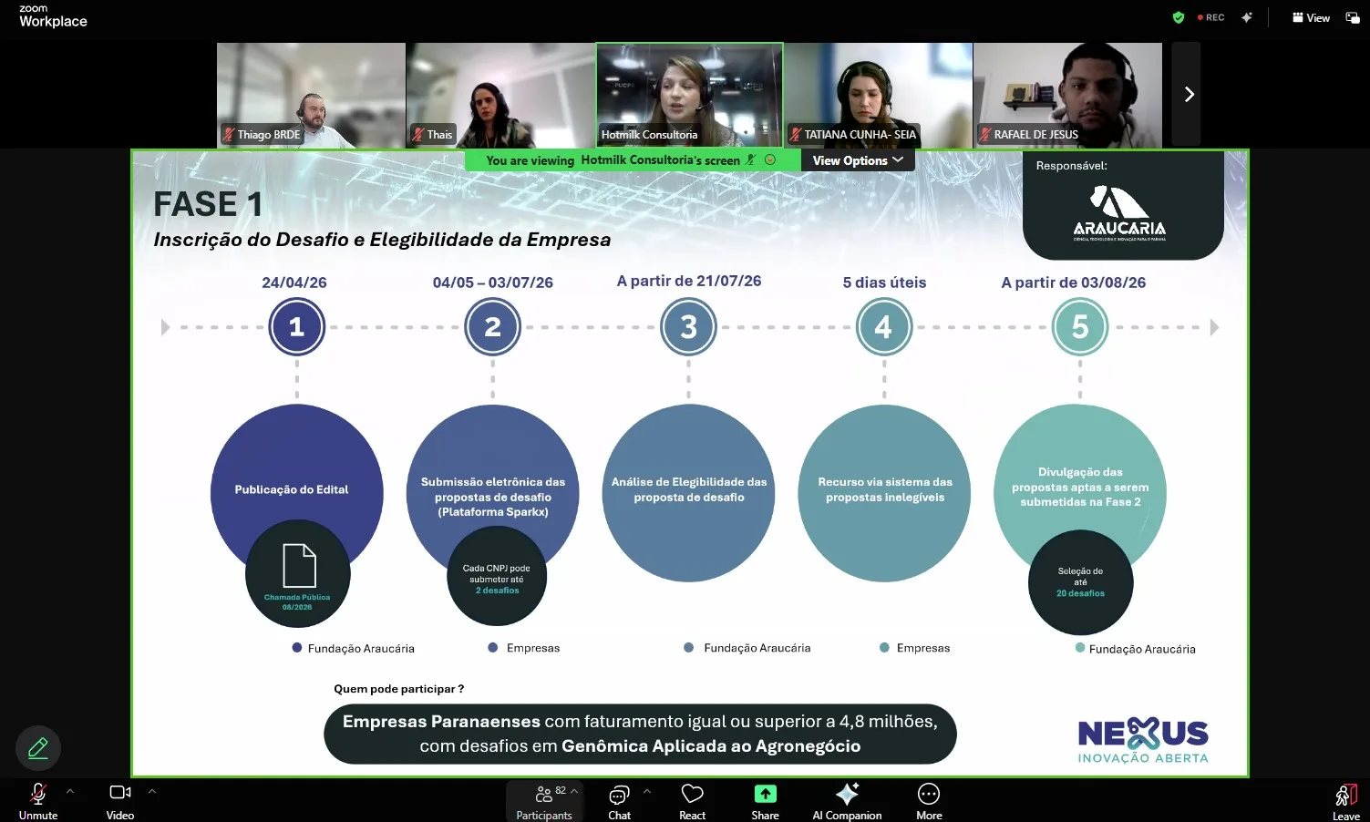 BRDE promove webinar sobre Nexus Inovação Aberta com empresas e instituições