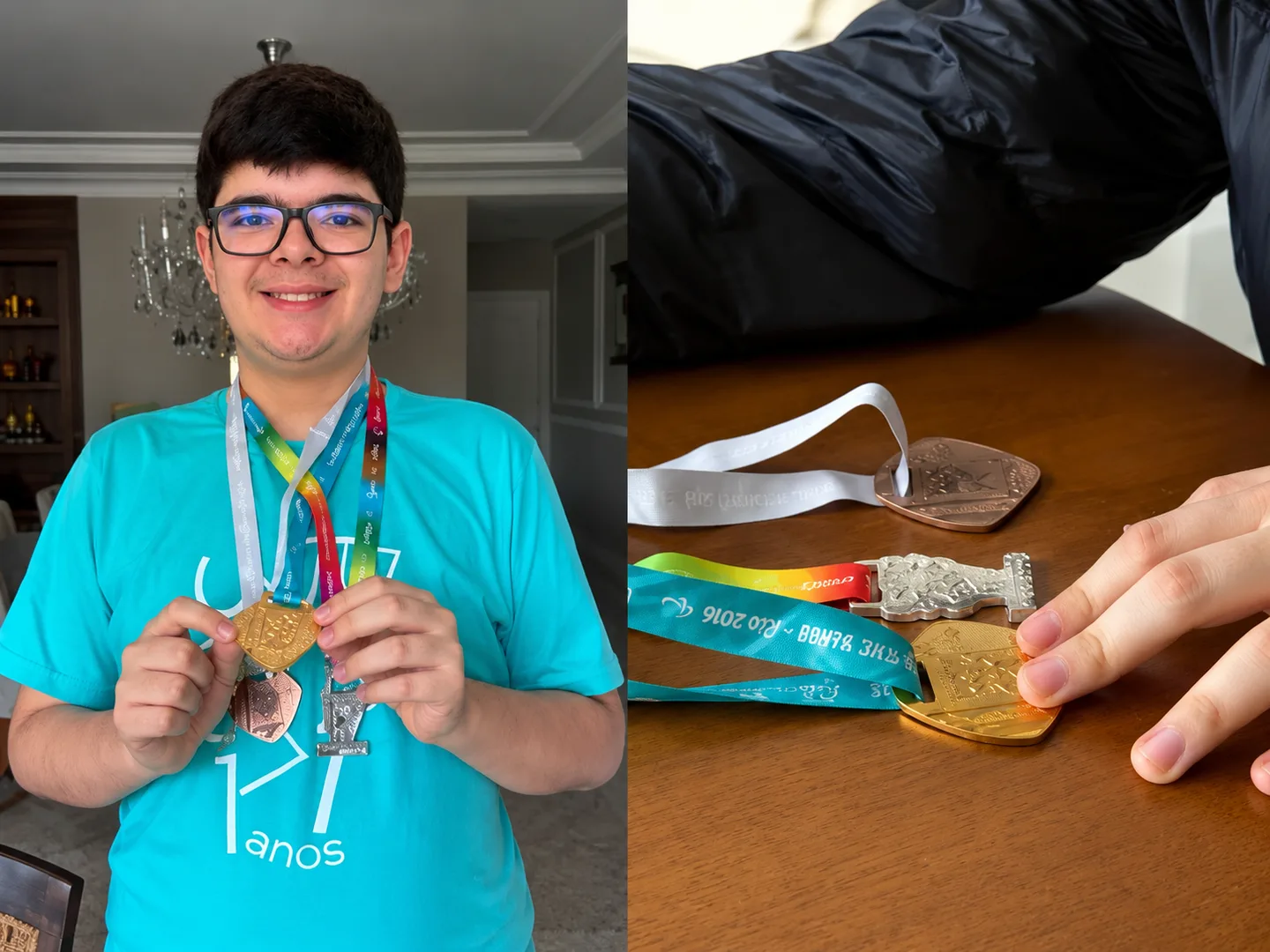 Jovem autista recebe ouro em olimpíada de matemática