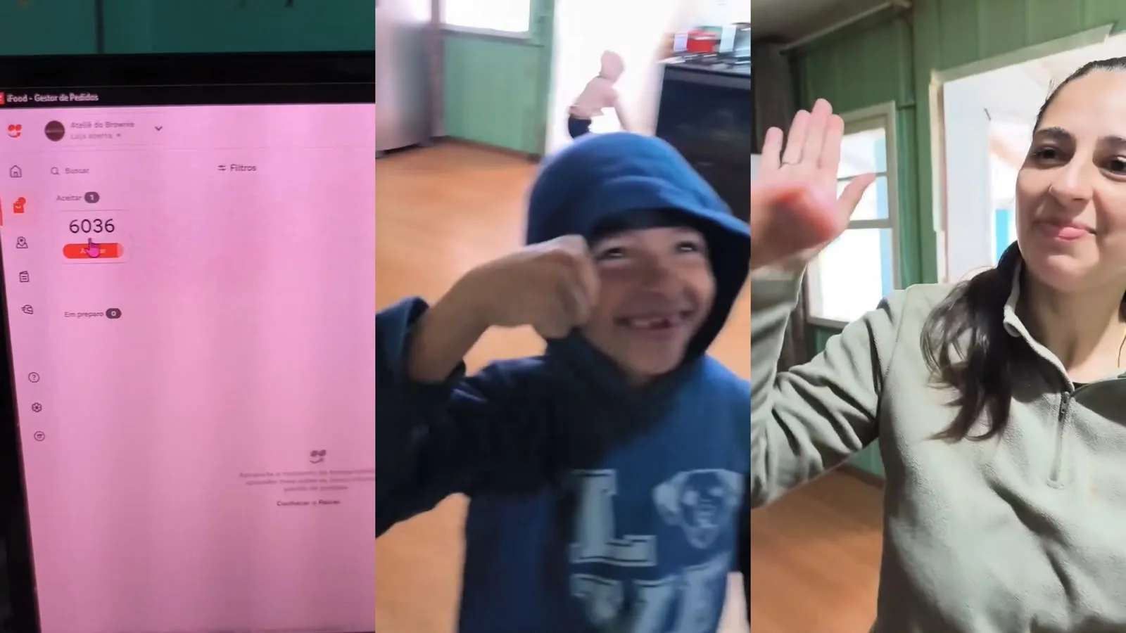 Família de SC realiza sonho do filho e abre doceria