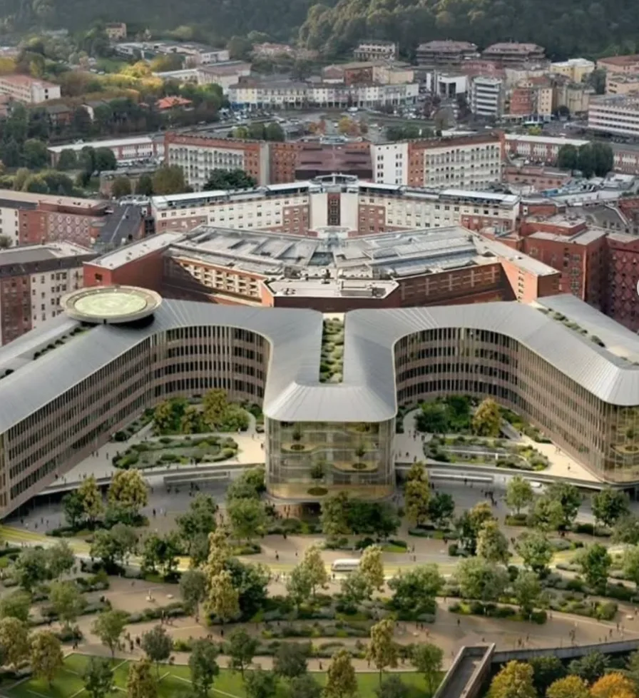 Itália inova com hospital que integra natureza e tech