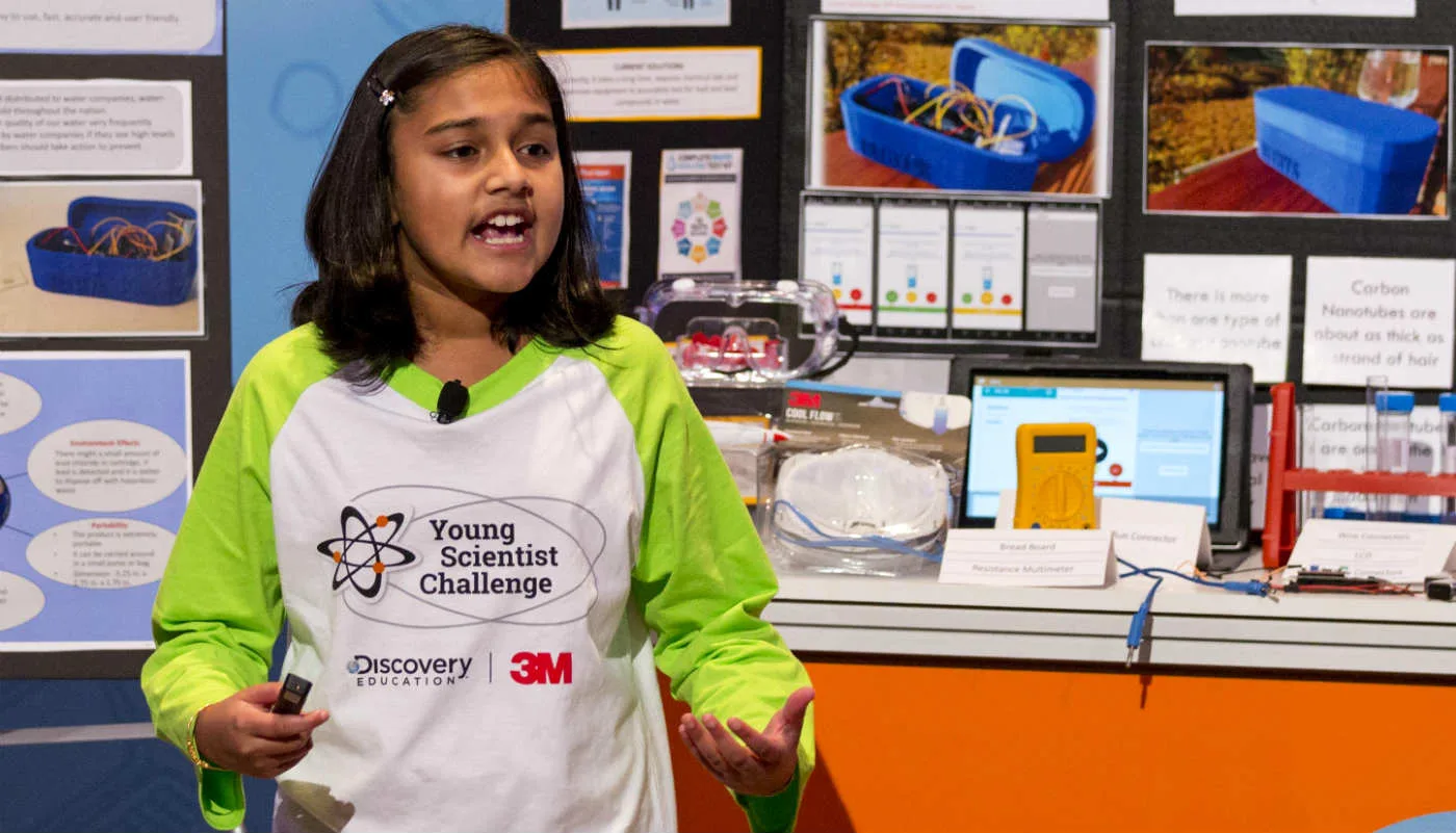 Jovem inventora cria tecnologia contra chumbo na água