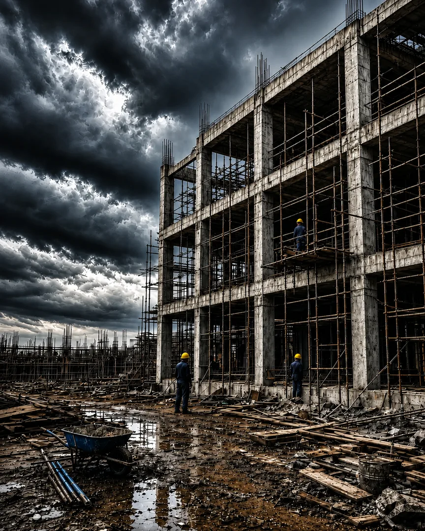 Construtoras com dificuldades de Mão de Obra Qualificada.