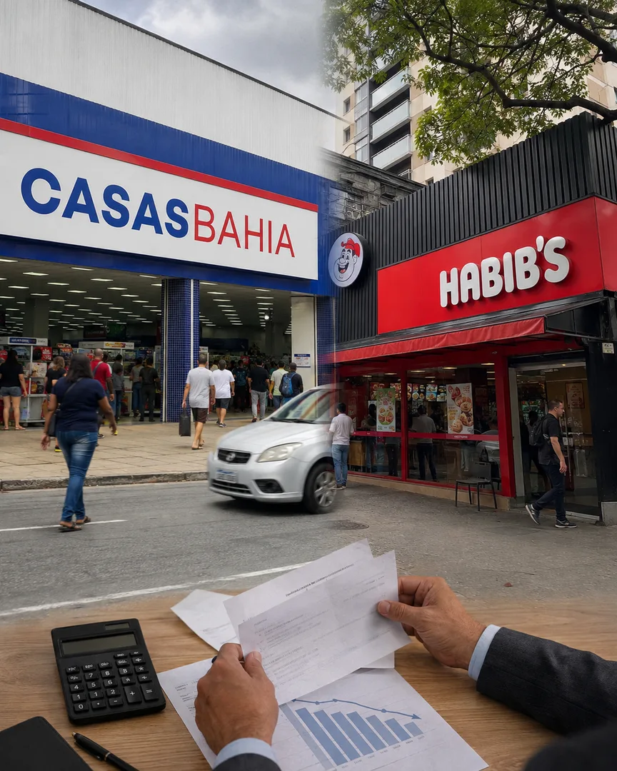 Brasil endividado: o alerta de Casas Bahia e Habib’s para os empresários