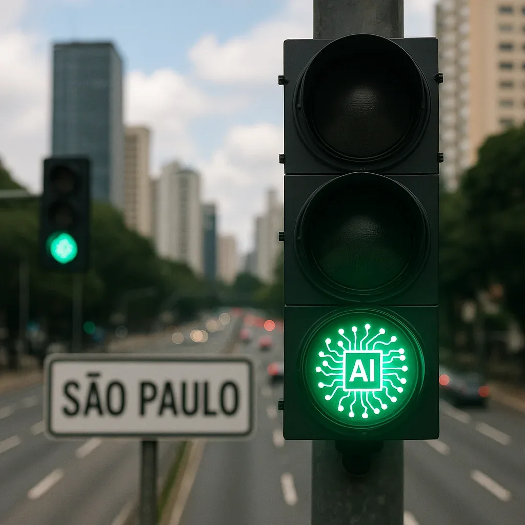 Google usa IA para otimizar semáforos em São Paulo