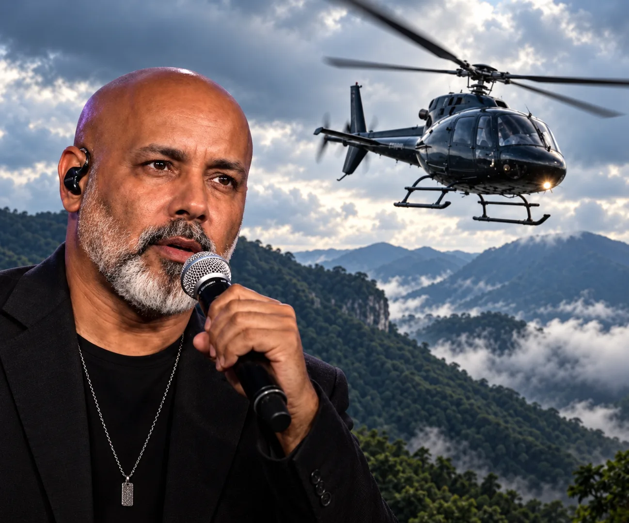 Cantor Rick desaparece em voo de helicóptero em SC