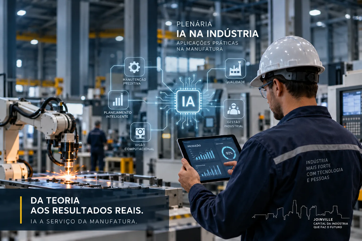 IA na indústria: Joinville prepara debate sobre aplicação real