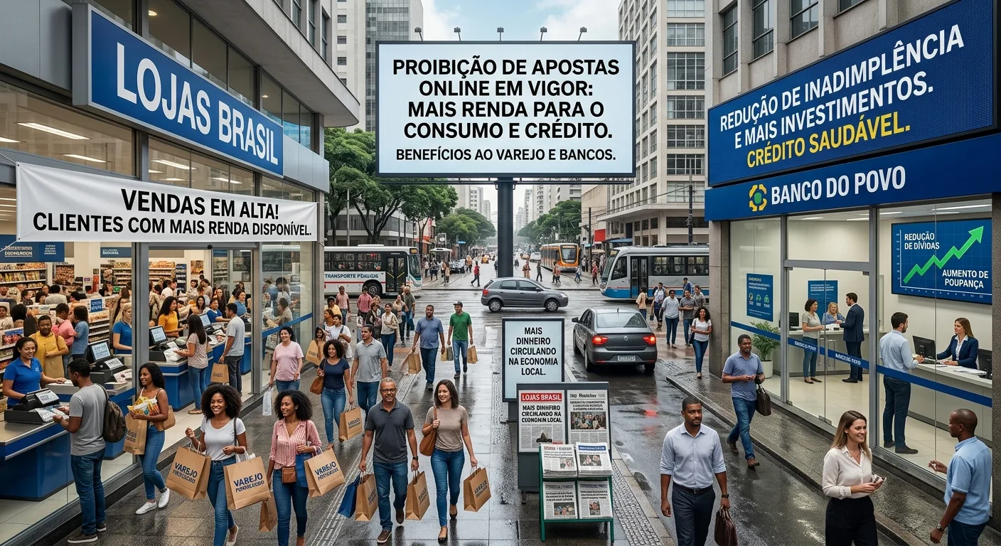 Proibição de apostas pode beneficiar varejo e bancos