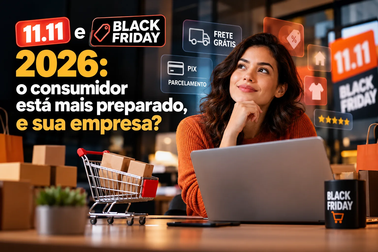11.11 e Black Friday: 86% planejam compras