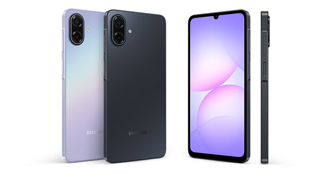 Samsung lança Galaxy A07 5G com bateria de 6.000 mAh