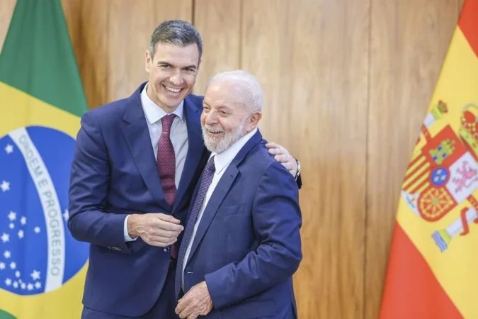 Lula agradece Sánchez por apoio ao acordo Mercosul-UE e discute crise na Venezuela