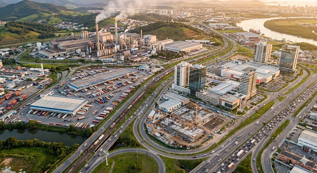 Santa Catarina lidera crescimento da atividade econômica no Brasil em 2025