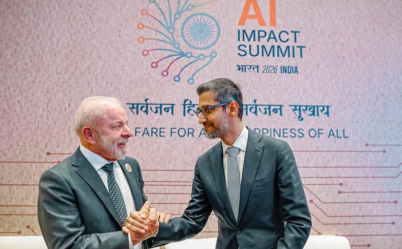 Lula se reúne com CEO do Google na Índia e debate IA